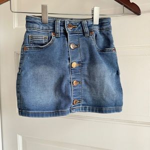 Cat & Jack Girls XS (4/5) Denim Skirt